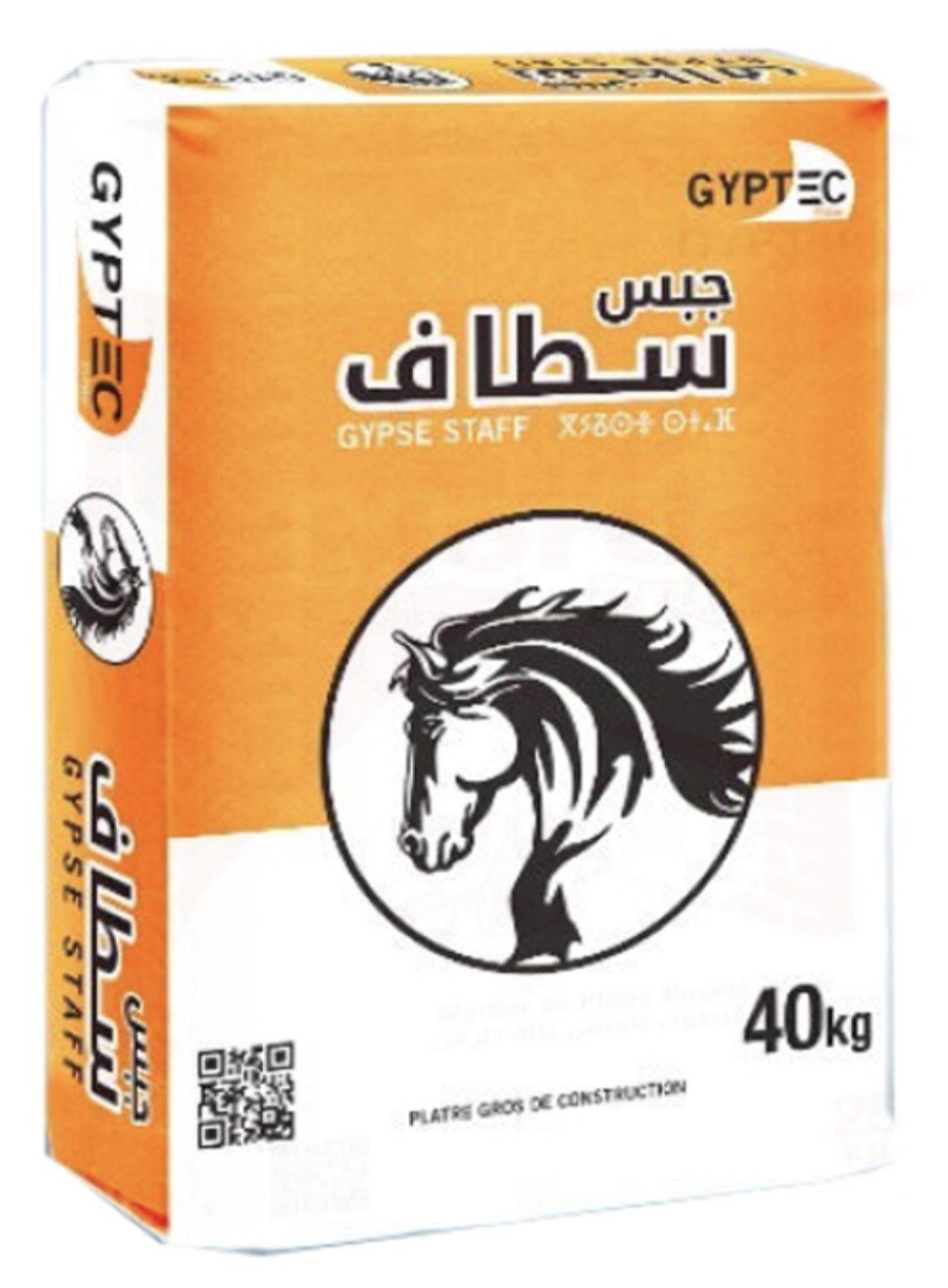 Plâtre Gypse Staff (PGC) Gyptec – sac 40 kg