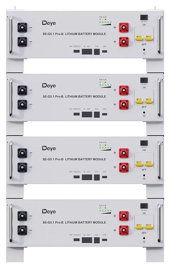 Batterie lithium LiFePO4 Deye SE-G5.1 Pro-B 51,2 V 100 Ah – 5,12 kWh