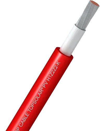 Câble solaire Top Cable Topsolar PV H1Z2Z2-K 1×6 mm² – touret 100 m