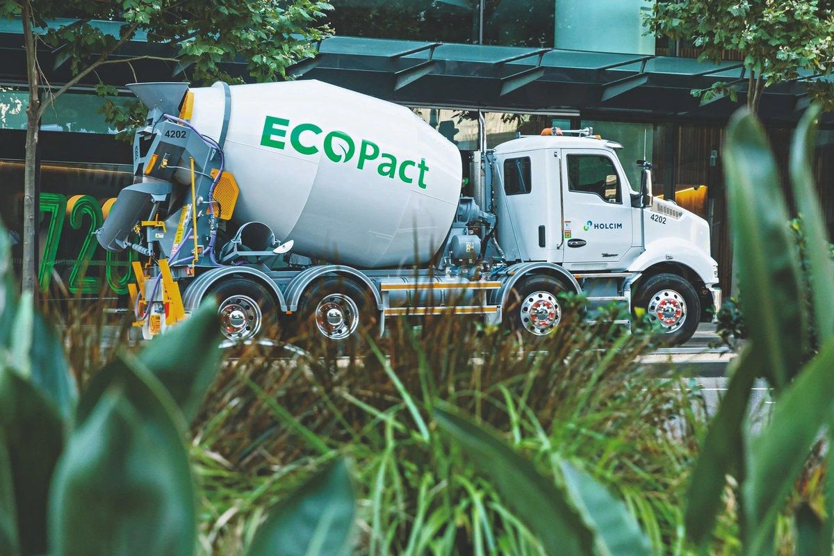 Béton prêt à l'emploi bas carbone ECOPact Holcim — au m³