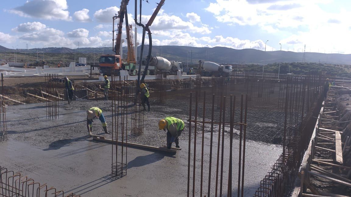 Béton prêt à l'emploi CIMAT — béton fibré pour dallage