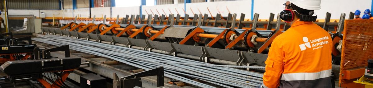 Armatures façonnées Longometal (groupe Sonasid) — coupe et façonnage sur plan