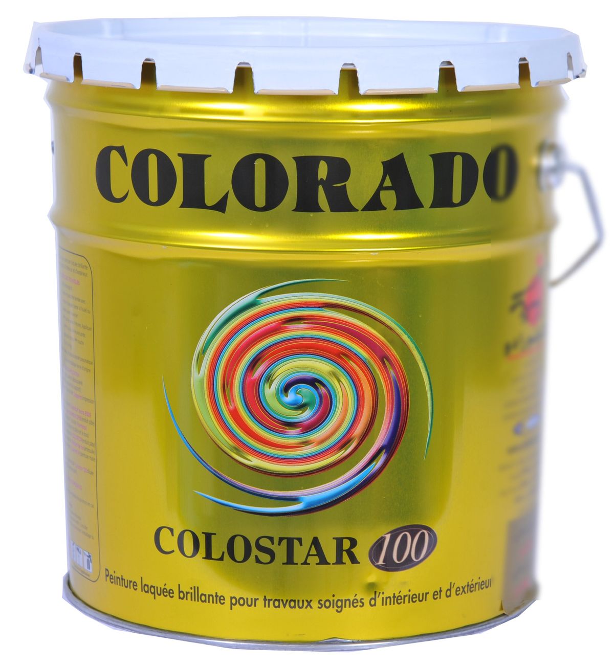 Laque glycéro brillante Colostar 100 Colorado — seau 5 kg
