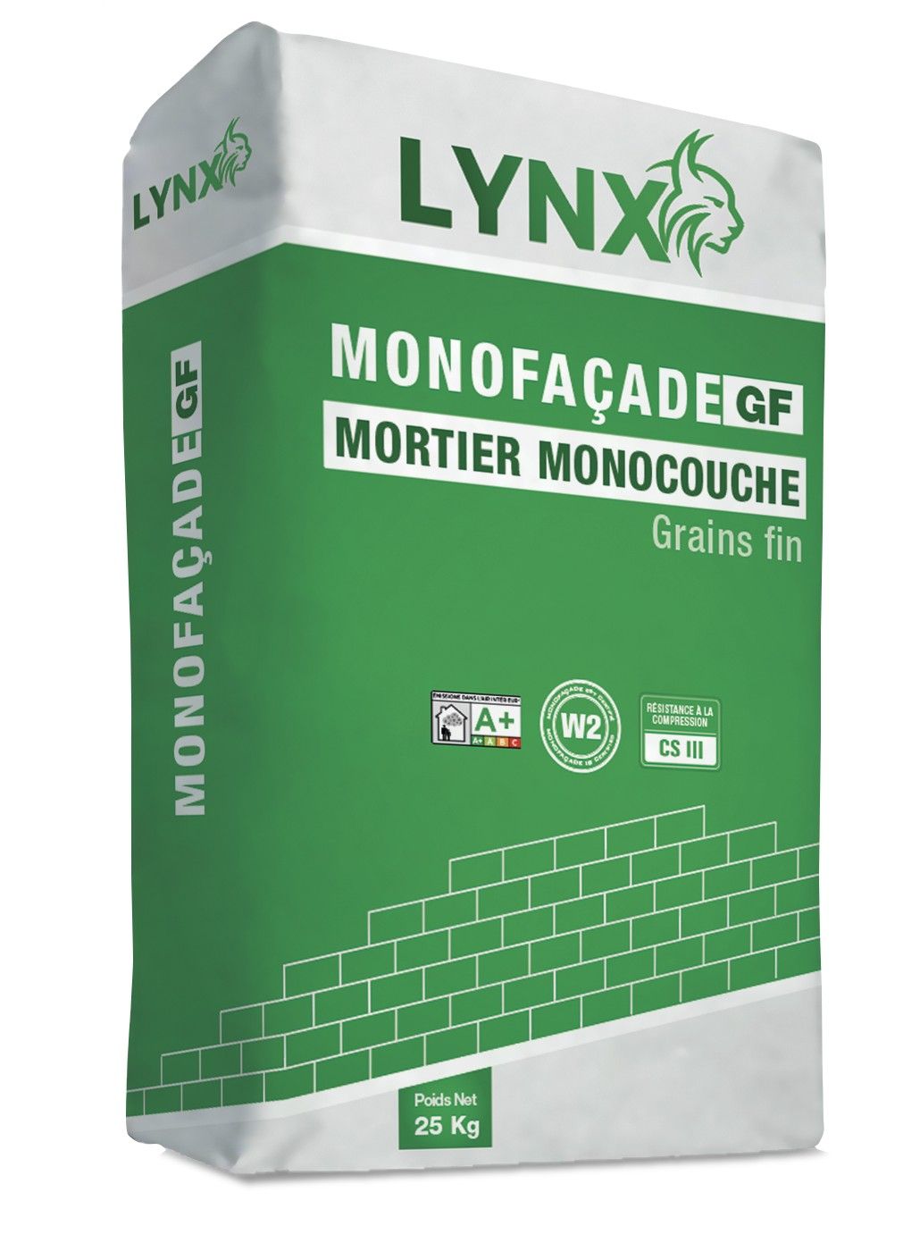 Enduit monocouche Monofaçade GF Lynx Colorado — sac 25 kg