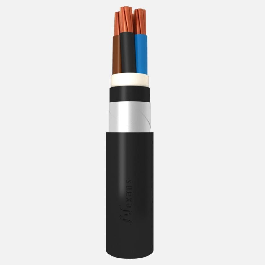 Câble armé U-1000 RVFV Nexans 4G2,5 mm² — au mètre