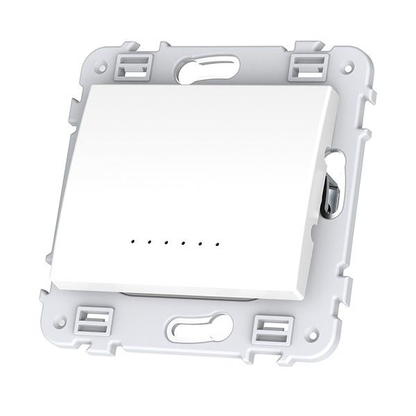 Interrupteur va-et-vient lumineux Safir Ingelec — kit blanc MS1580