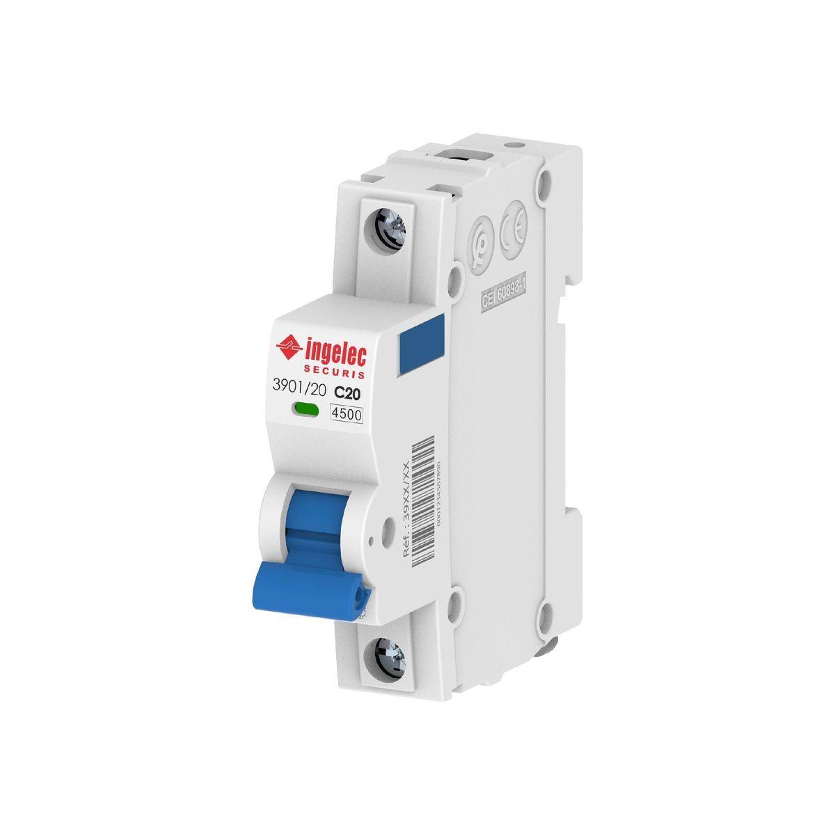 Disjoncteur modulaire Ingelec i45 unipolaire 16 A — 3901/16