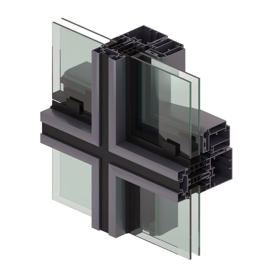 Système mur-rideau aluminium Tanagra 017 — Profils Systèmes