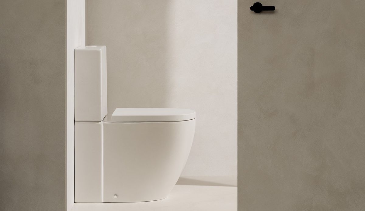 Pack WC Roca Meridian sur pied Rimless Vortex — réservoir 3/4,5 L