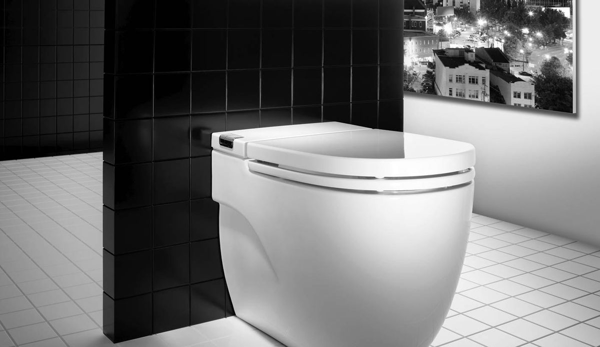 WC suspendu à réservoir intégré Roca In-Tank Meridian